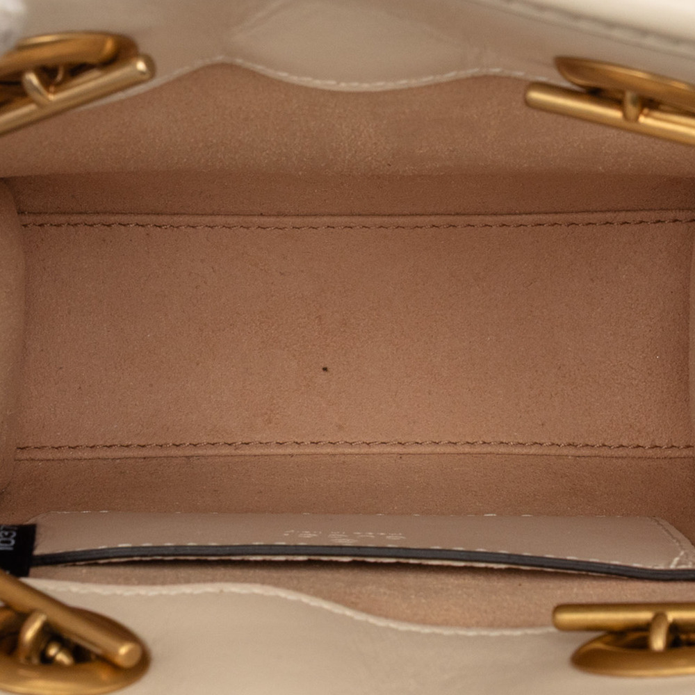 Pre-Loved Gucci Mini GG Marmont Matelasse Leather Satchel - Picture 4 of 7